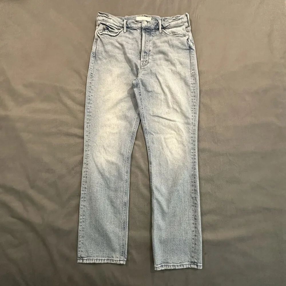 Mother Superior Jeans The Button Fly Dazzler Ankle I Confess Made in USA Heart